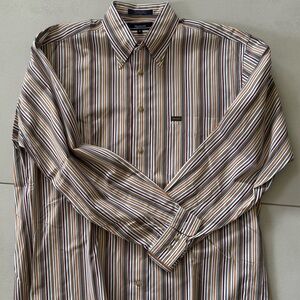NWOT Façonnable mens striped long sleeve sz M